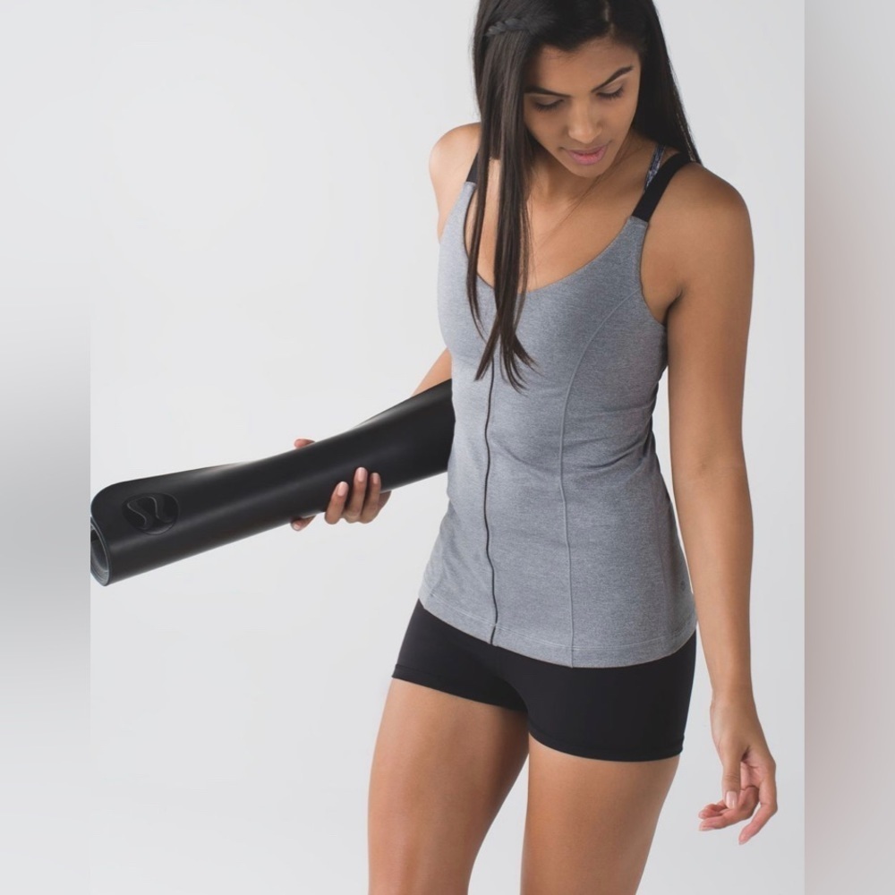 Lululemon Hot To Street Tank Top Heathered Slate / Slate Size 4 - Picture 3 of 16